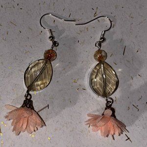 Pink Flying Flower Petals